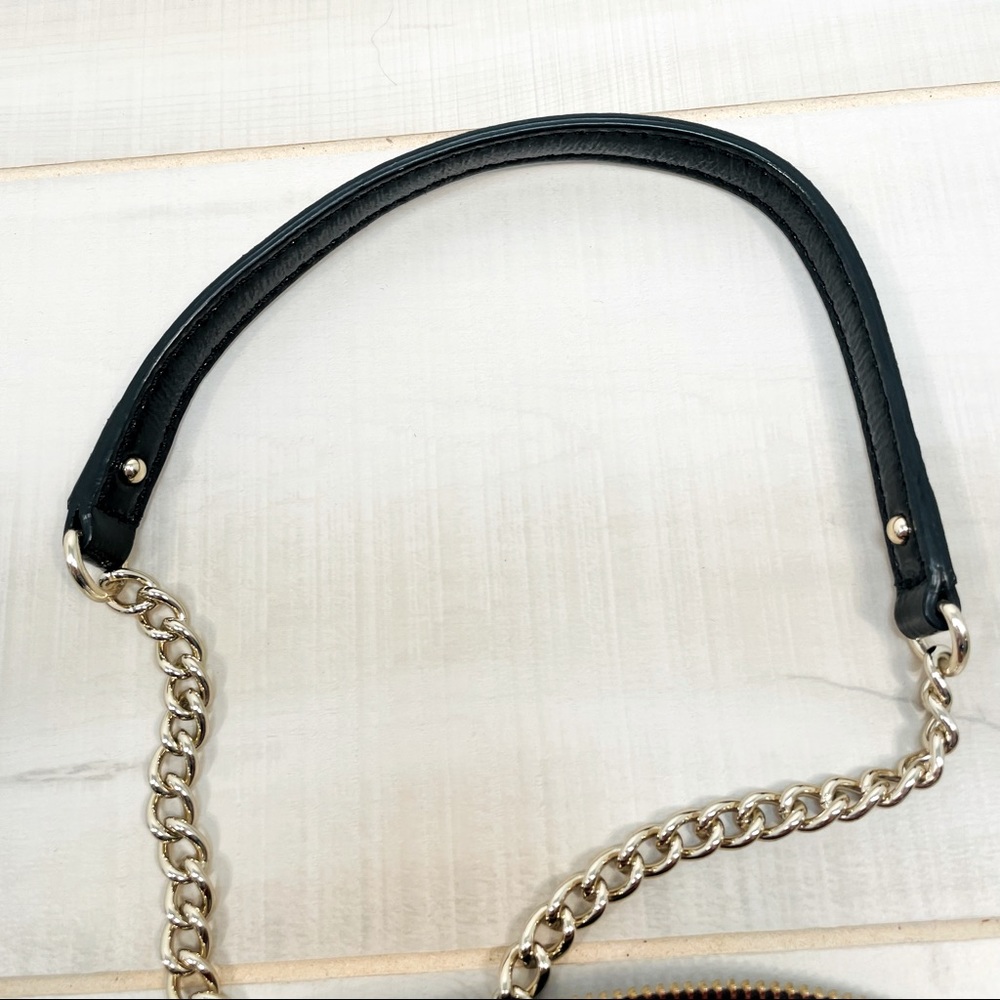 Kate Spade Greta Nylon Stripe Crossbody Bag Leather Trim - Picture 8 of 8